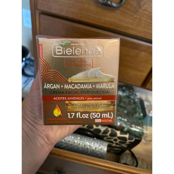 NIB BIELENDA ARGAN + MACADAMIA + MARULA + RETINOL ENRICHED FACE CREAM 50ml - Picture 7 of 10